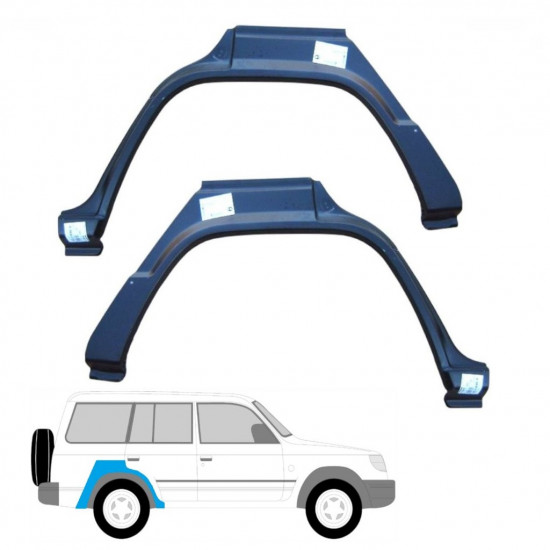 Mitsubishi Pajero Rear Wheel Arch Left