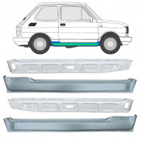 Inner and outer sill repair panel for Fiat 126p 1972-2000 11718