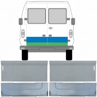 Inner and outer rear door repair panel for Mercedes T1 207-410 1977-1995 / Left+Right / Set 9567