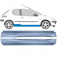 Sill repair panel for Peugeot 206 1998- / Left+Right / Set 9248