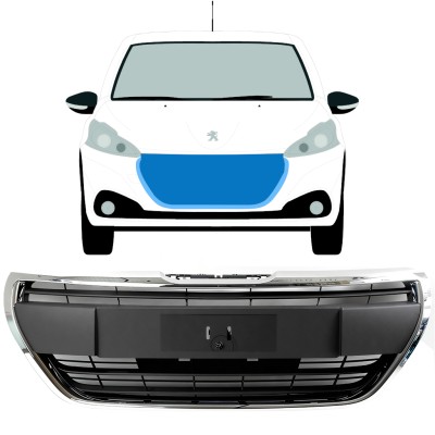 Grille for Peugeot 208 2015-2019 ACTIVE / Set 7508