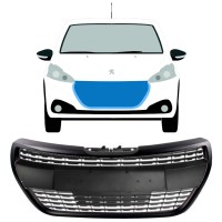 Black grille for Peugeot 208 2015-2019 ALLURE / Set 7537