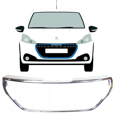 Radiator grille frame for Peugeot 208 2015-2019 16198
