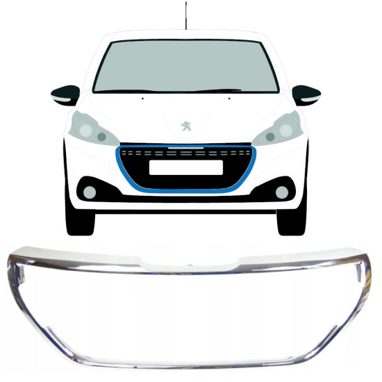 Radiator grille frame