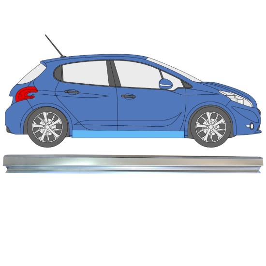 Sill repair panel