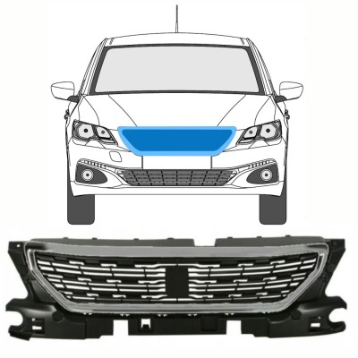 Grille for Peugeot 301 2017- / Set 8499