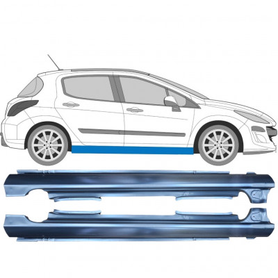 Full sill repair panel for Peugeot 308 2007-2013 / Set 11616