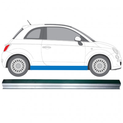 Lower sill repair panel for Fiat 500 2007-2018 / Left = Right (symmetrical) 12946