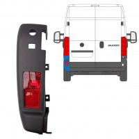 Rear bumper corner with lamp for Fiat Ducato 2006-2018 / Left /  10076