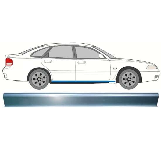 Sill repair panel for Mazda 626 1992-1997 / Left = Right (symmetrical) 15123
