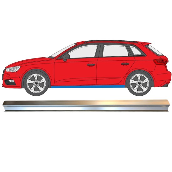 Lower sill repair panel