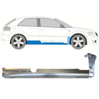 Full sill and front wing repair panel for Audi A3 8P 2003-2012 / Right / Set 14706