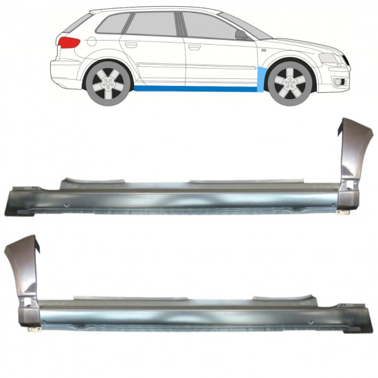 AUDI A3 8P 2003-2012 5 DOOR SILL REPAIR PANEL + FRONT WING PANEL / LEFT + RIGHT