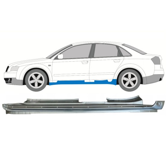 Full sill repair panel for Audi A4 B6 2000-2004 / Left 15158