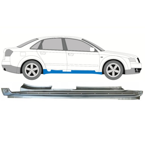 Full sill repair panel for Audi A4 B6 2000-2004 / Right 15157