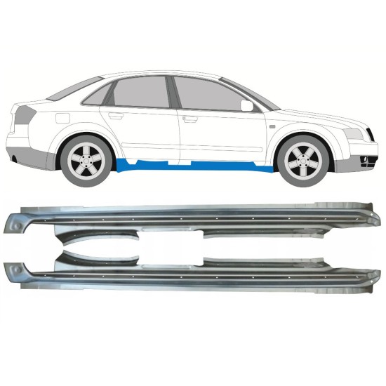 Full sill repair panel for Audi A4 B6 2000-2004 / Left+Right 15159