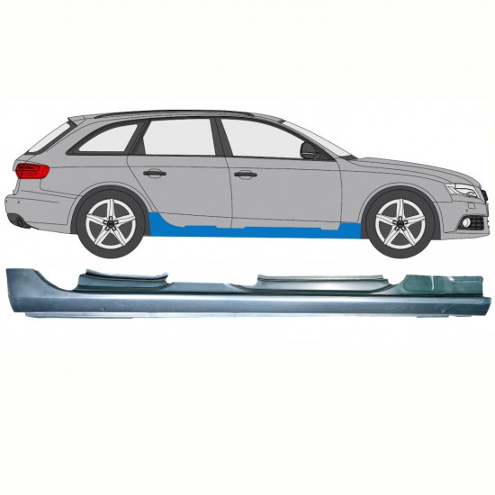 Sill repair panel for Audi A4 B8 2007-2015 / Right 8648