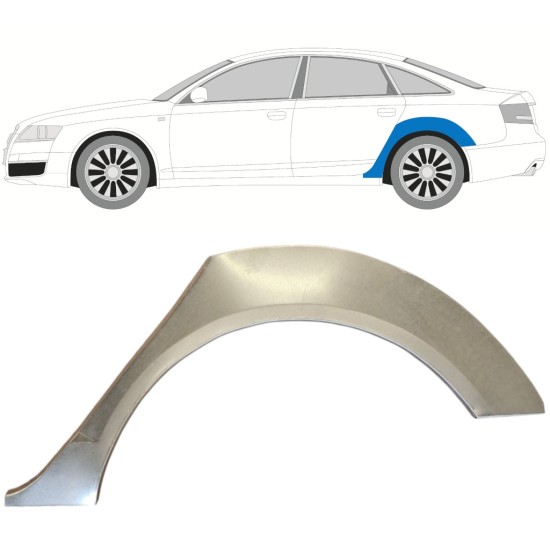 Rear wing repair panel for Audi A6 C6 2004-2010 / Left 14742