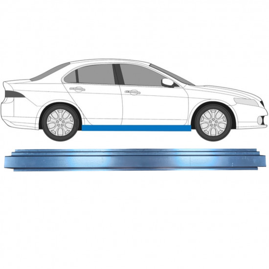 Inner sill repair panel for Honda Accord 2002-2008 / Left = Right (symmetrical) 11728