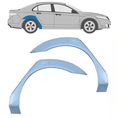 Rear wing repair panel for Honda Accord 2008-2016 / Left+Right / Set 16289