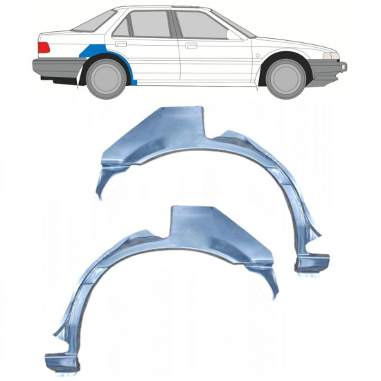 Rear wing repair panel for Honda Accord 1985-1989 / Left+Right / Set 9880