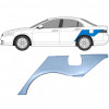 Rear wing repair panel