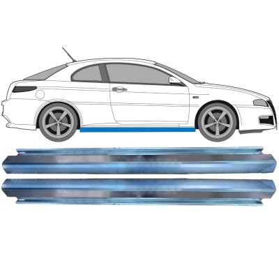 Sill repair panel for Alfa Romeo GT 2003-2010 / Left+Right / Set 16150