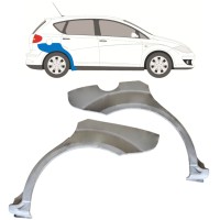Rear wing repair panel for Seat Altea 2004-2015 / Left+Right / Set 15048