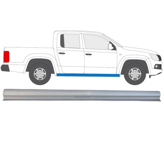 Lower sill repair panel for Volkswagen Amarok 2010-2022 / Right 15098
