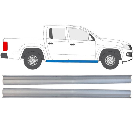 Lower sill repair panel for Volkswagen Amarok 2010-2022 / Left+Right / Set 15100