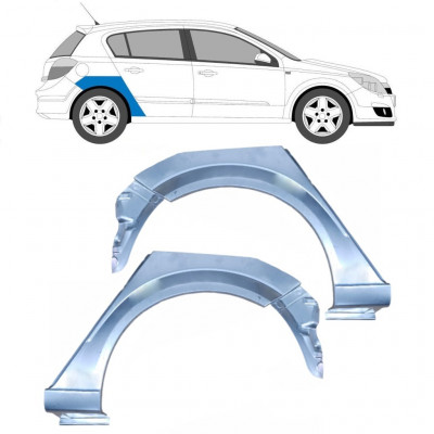 Rear wing repair panel for Opel Astra 2003-2014 / Left+Right / Set 9288