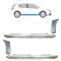 Sill and front wing repair panel for Opel Astra 2003-2014 11163