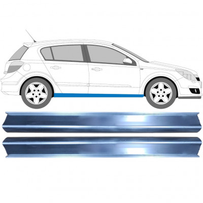 Sill repair panel for Opel Astra H 2003-2012 / Left = Right (symmetrical) / Set 9483