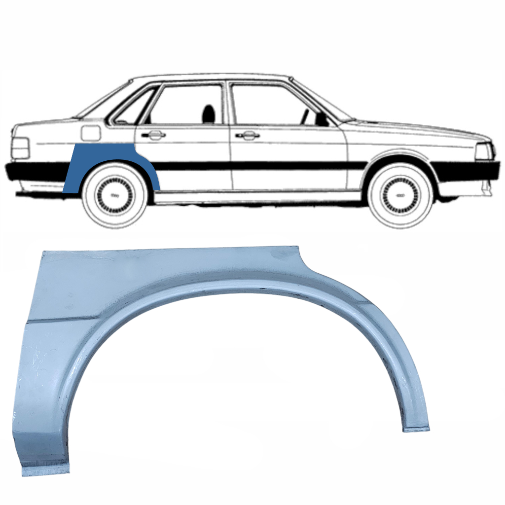 AUDI 80 B2 1978-1986 REAR WHEEL ARCH / RIGHT