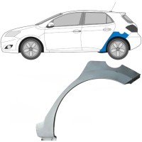 Rear wing repair panel for Toyota Auris 2007-2012 / Left 16854