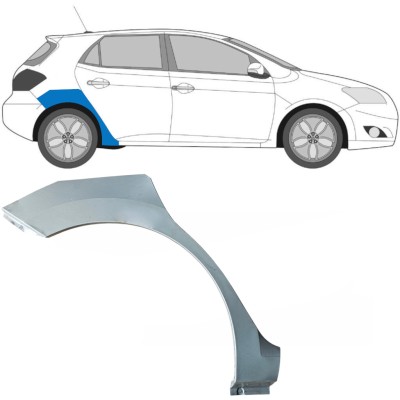 Rear wing repair panel for Toyota Auris 2007-2012 / Right 16853