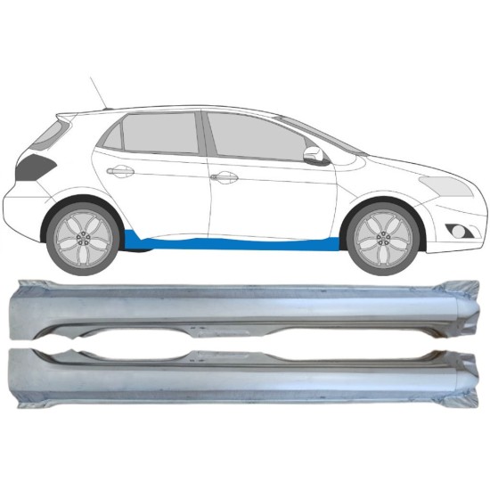 Full sill repair panel for Toyota Auris 2007-2012 / Left+Right / Set 15091