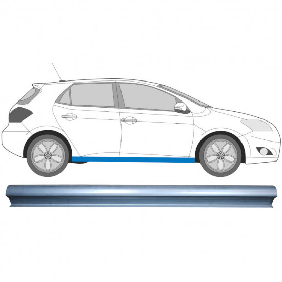 Sill repair panel for Toyota Auris 2007-2012 / Left = Right (symmetrical) 7066