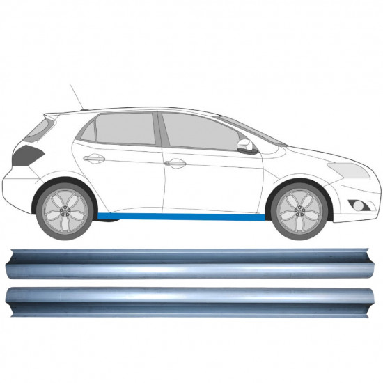 Sill repair panel for Toyota Auris 2007-2012 /  11379