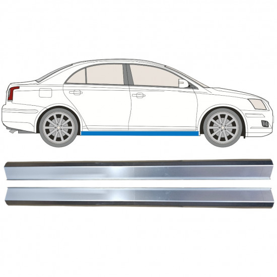Sill repair panel for Toyota Avensis T25 2003-2008 / Left+Right / Set 12866