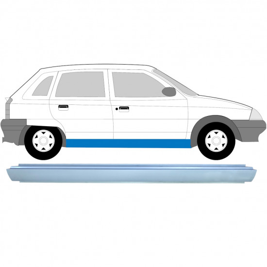 Sill repair panel for Citroen AX 1986-1998 / Left = Right (symmetrical) 6457