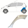 Rear wing repair panel