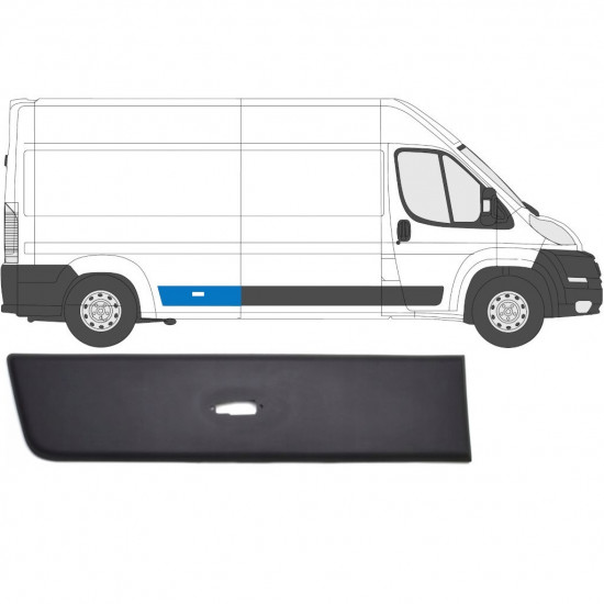 FIAT DUCATO 2006- REAR MOULDING TRIM PANEL WITH LAMP HOLE / RIGHT