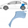 Rear wing repair panel