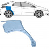Rear wing repair panel