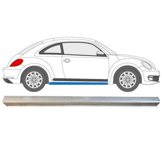 Lower sill repair panel for Volkswagen Beetle 2011-2019 / Right 15095