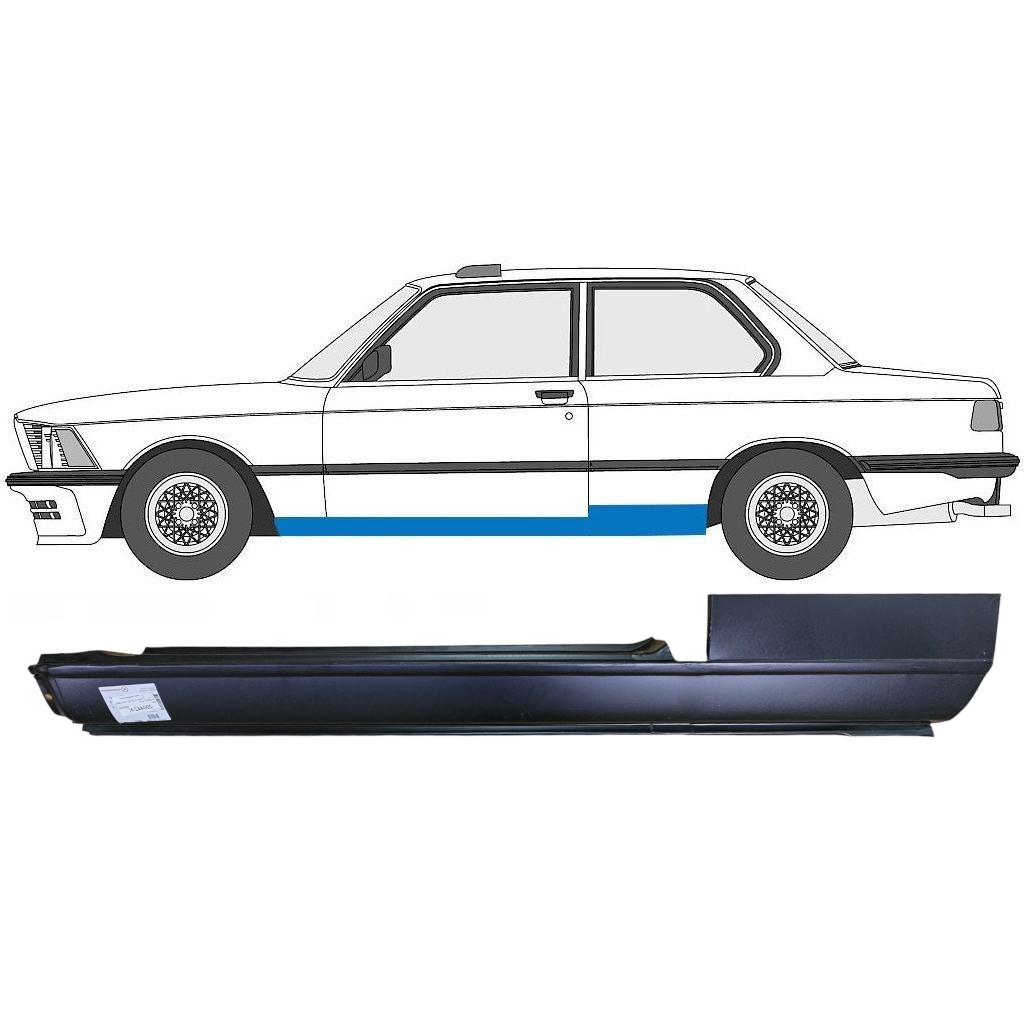 BMW 3 E21 1975-1984 2 DOOR FULL SILL REPAIR PANEL / PAIR