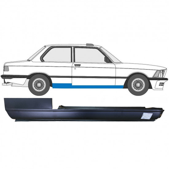 BMW 3 E21 1975-1984 2 DOOR FULL SILL REPAIR PANEL / RIGHT