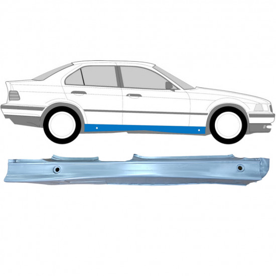 Full sill repair panel for BMW 3 E36 1990-2000 / Right 6215