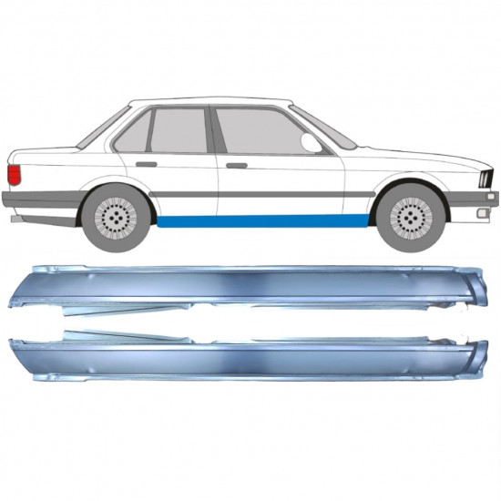 BMW 3 E30 1982-1993 4 DOOR FULL SILL REPAIR PANEL / PAIR